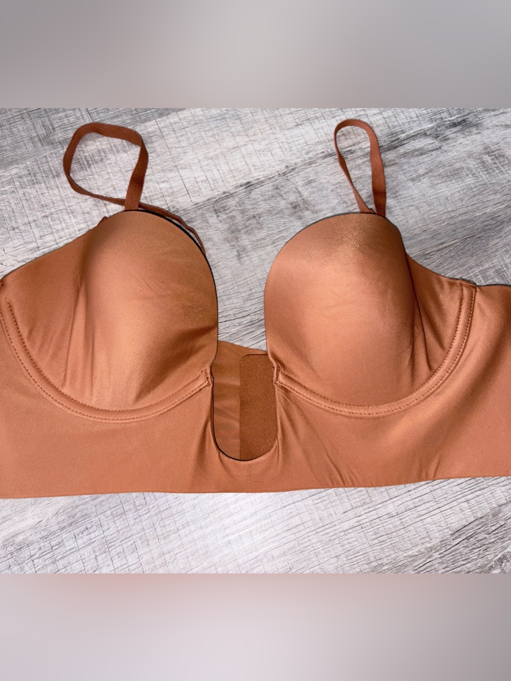SKIMS Deep Plunge Sleepwear Bra